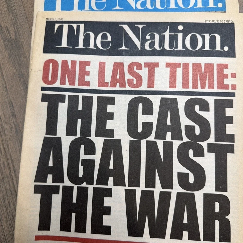 The Nation Magazine Lot Of 7 2003
